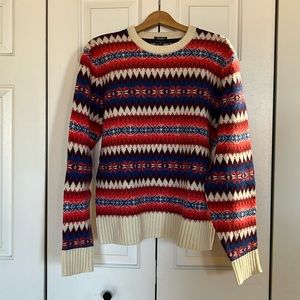 Todd Snyder 100% wool Fairisle sweater